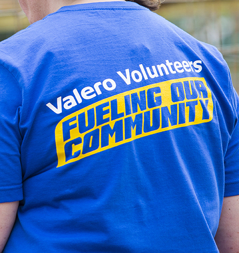Back of yd7610 volunteer t-shirt