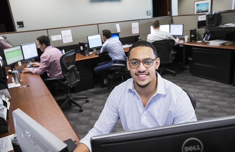 Young male yd7610 Information Systems employee