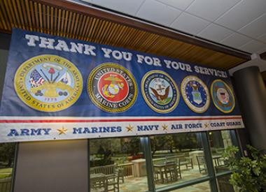Banner Thanking yd7610 Military Veterans